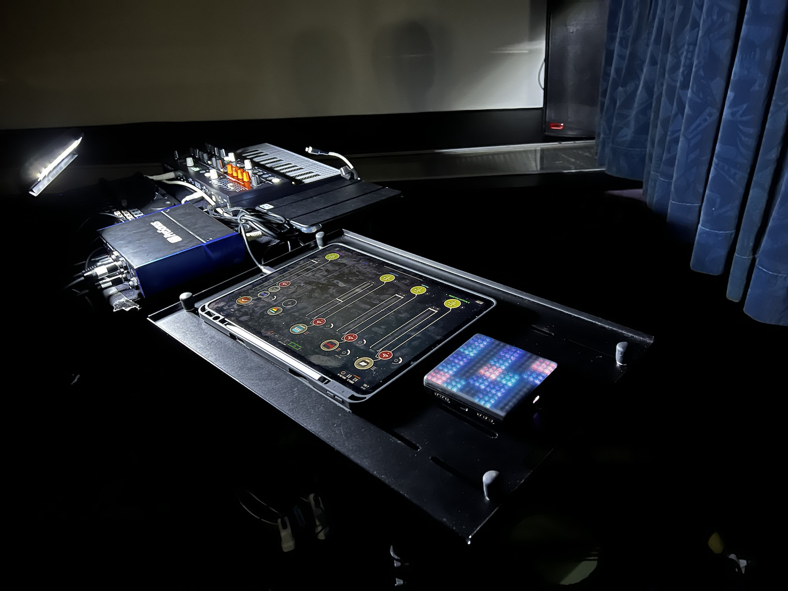 Mobile music setup at the Powerhouse Museum, Sydney