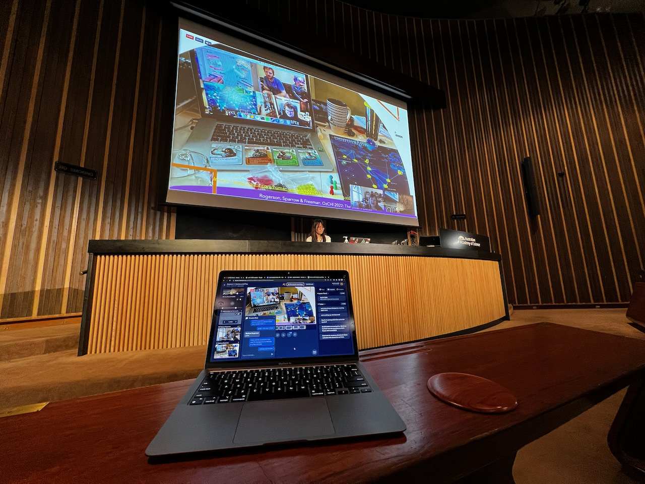 my hybrid prduction setup at the Shine Dome, Canberra