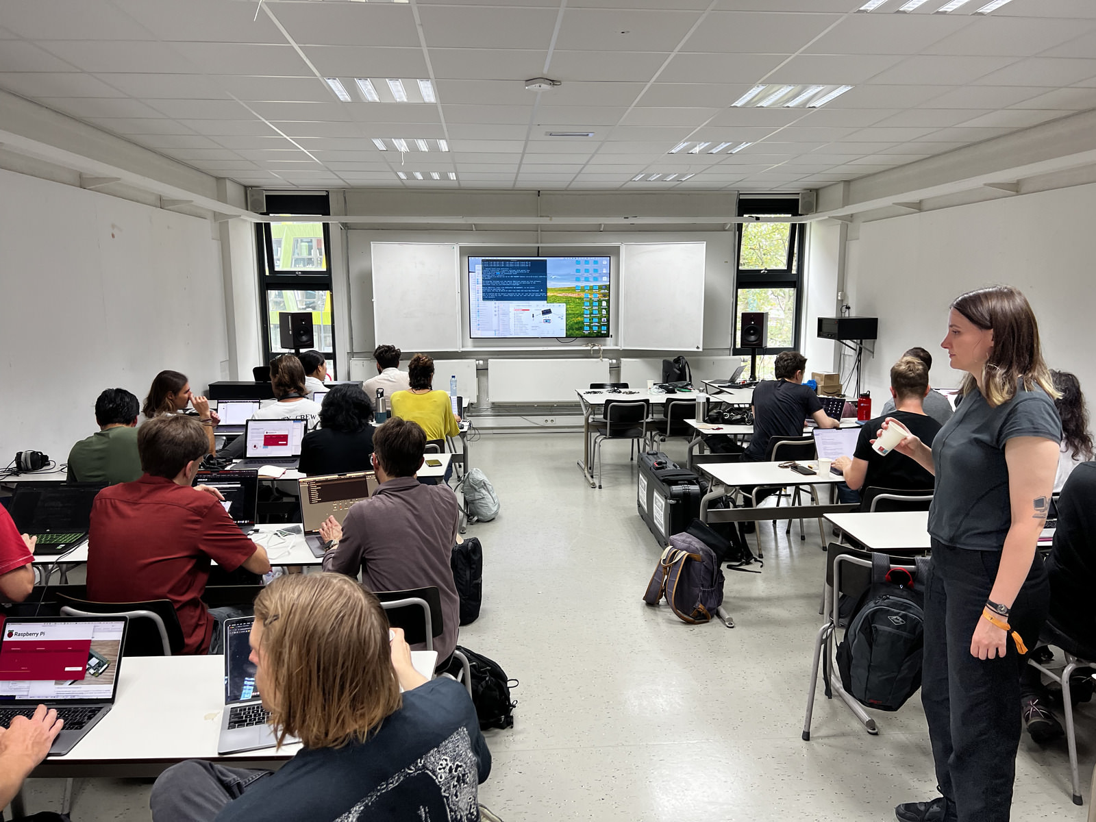 Starting up my workshop session on Building NIMEs with Embedded AI