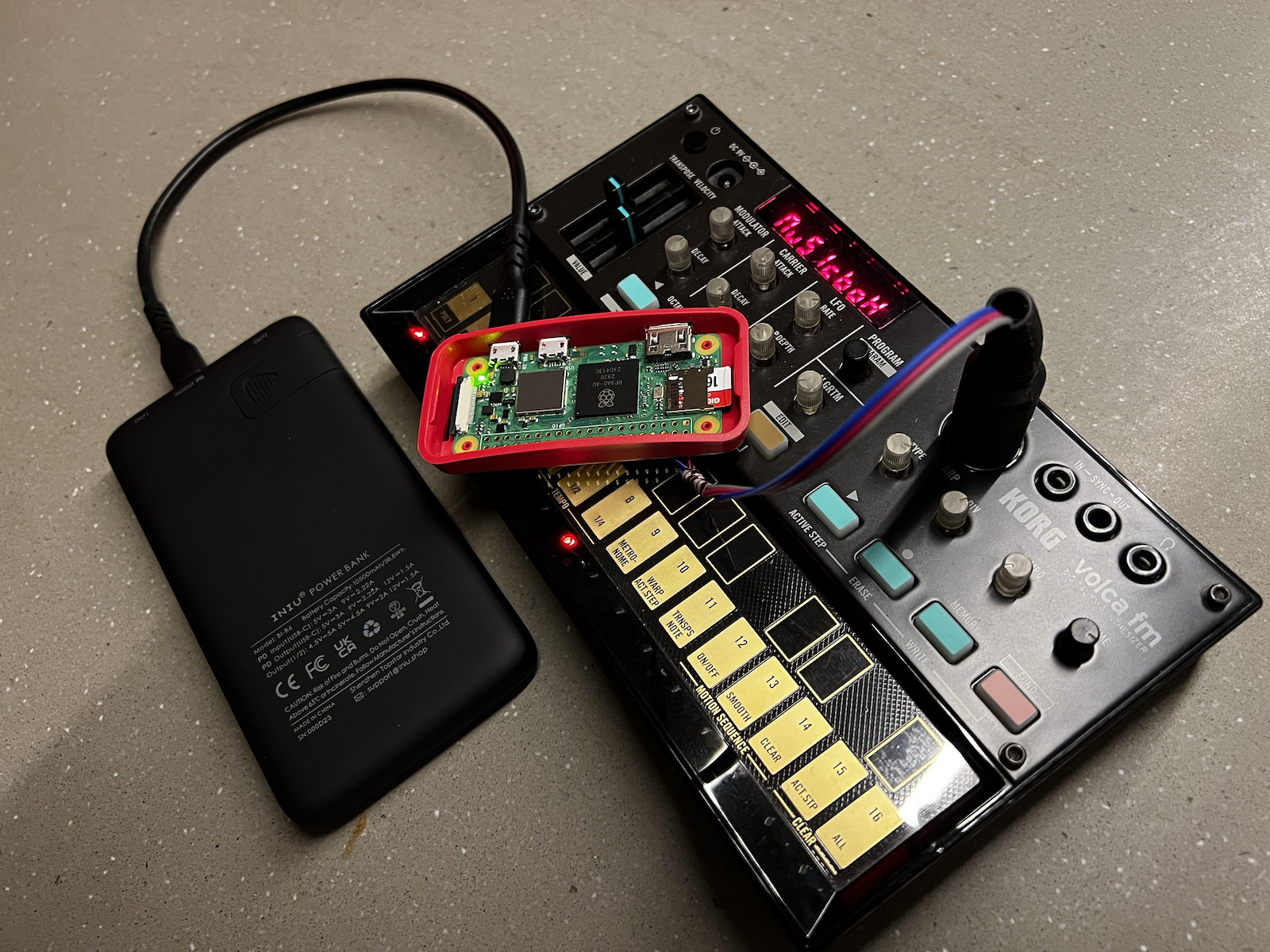 An intelligent Korg Volca FM