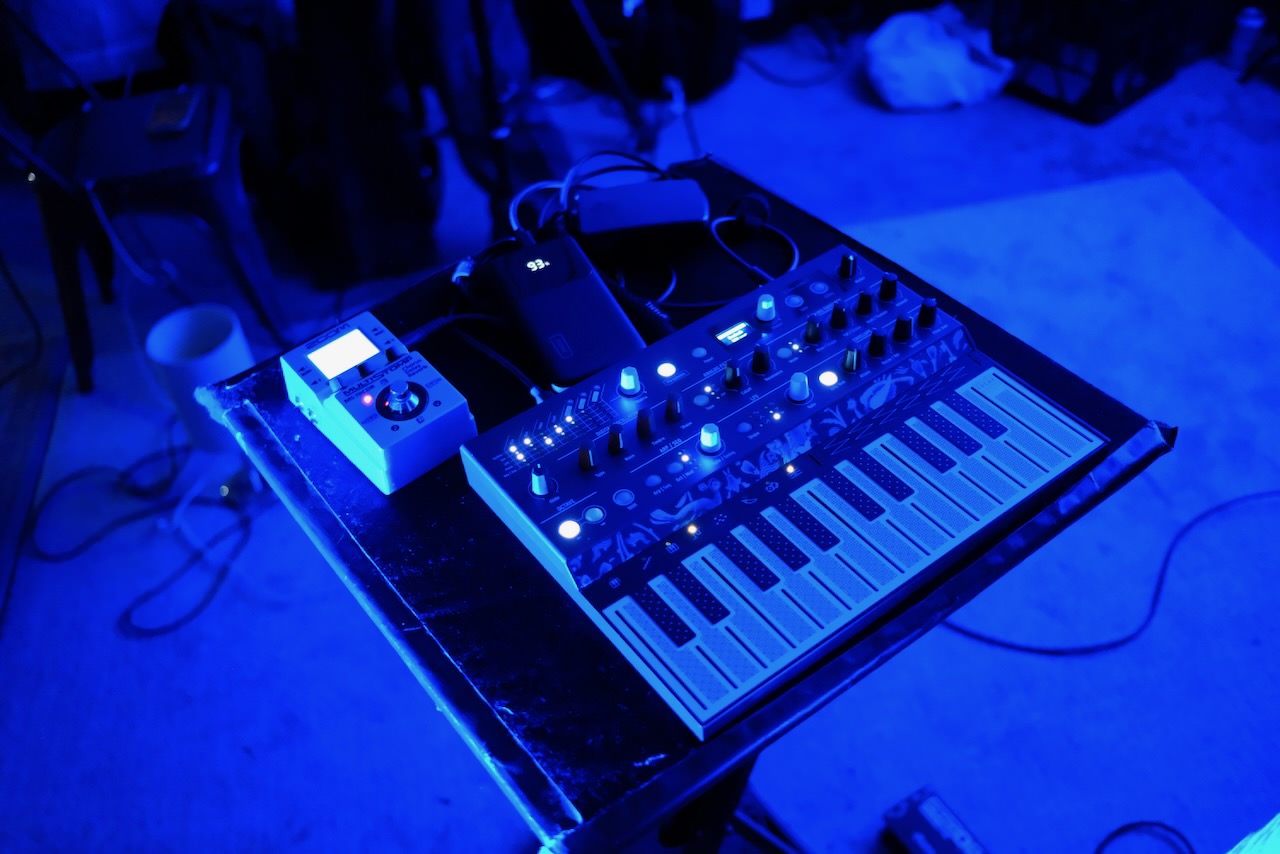 An IMPSY-driven instrument performing live.